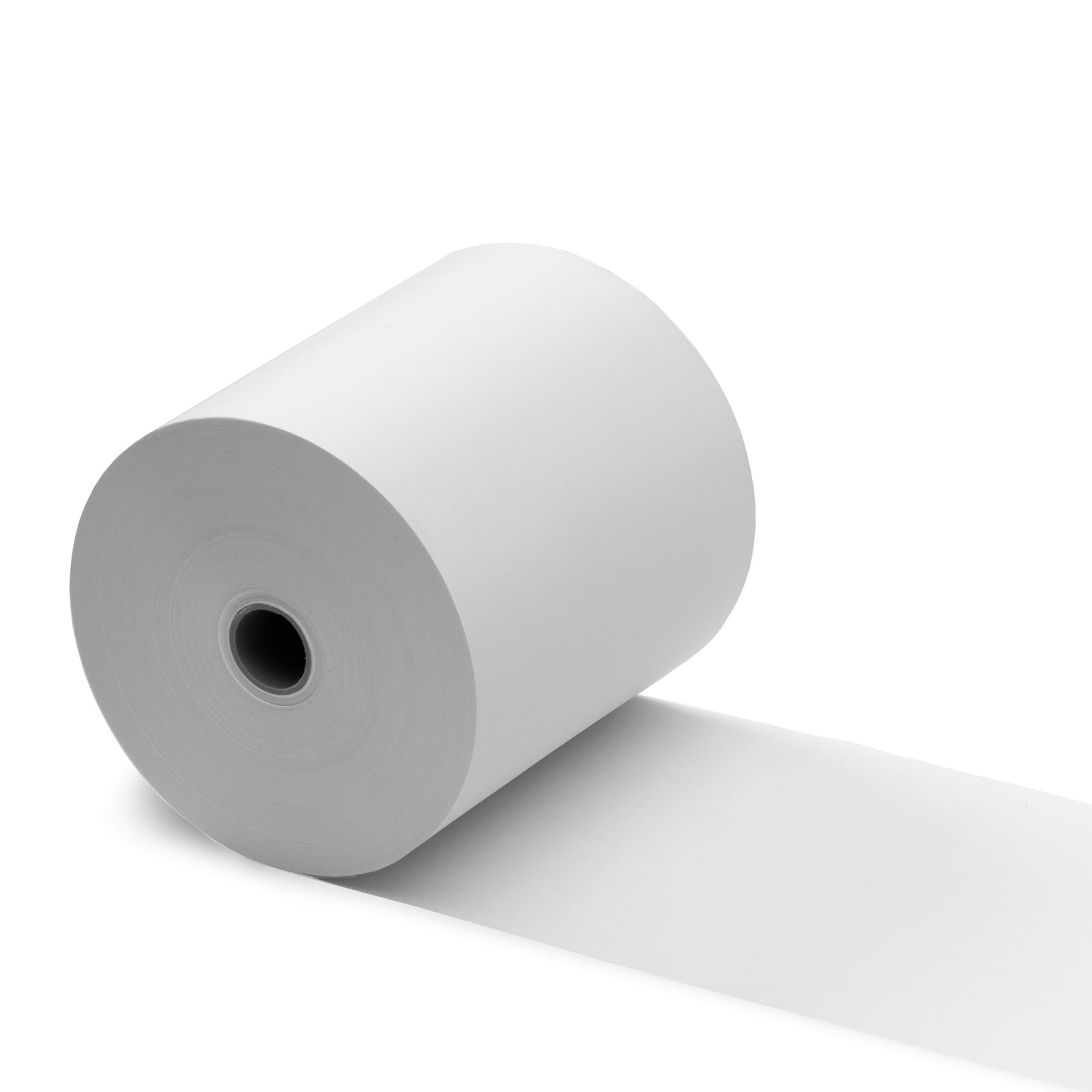 Thermorollen 80/80m/12 aus günstigerem 48-Gramm-Papier Thermorollen 80/80m/12 aus günstigerem 48-Gramm-Papier
